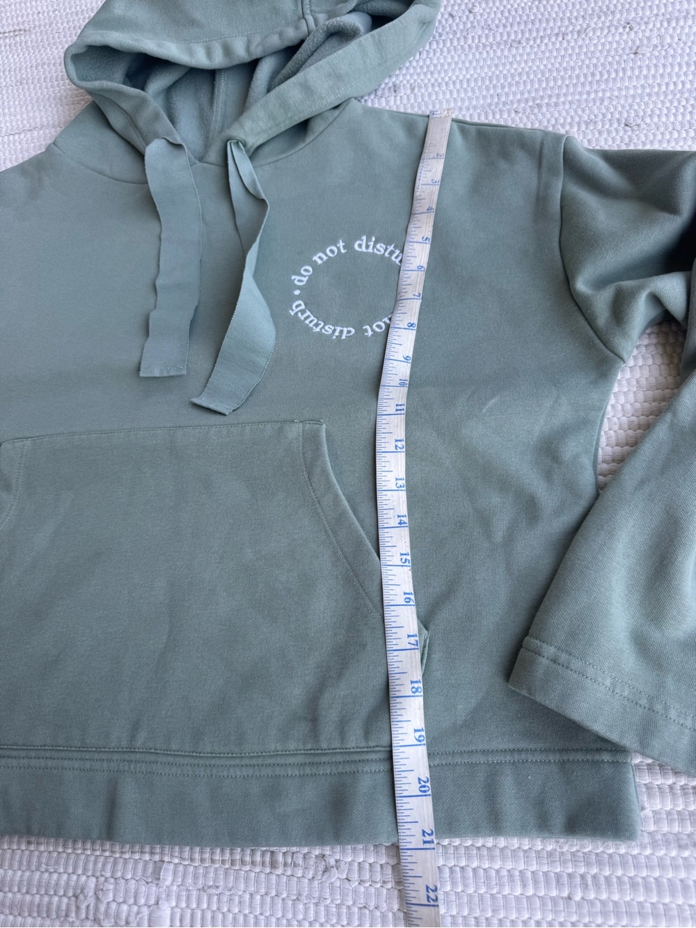 Lou & Grey Sage Green Hoodie and Shorts Loungewear Set - Picture 11 of 13
